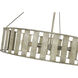 Stella 6 Light 24 inch Antique Silver Chandelier Ceiling Light